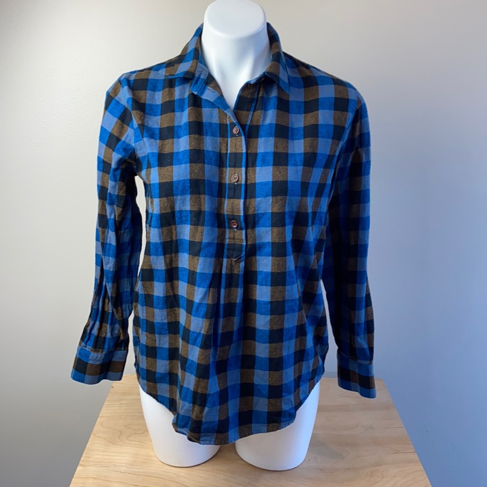 Madewell Flannel Top